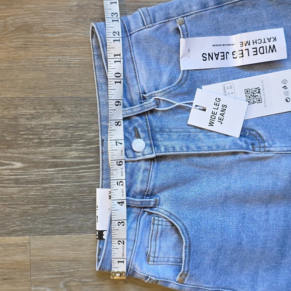 KATCH ME Light Blue Flare Women's Jeans - Picture 5 of 15